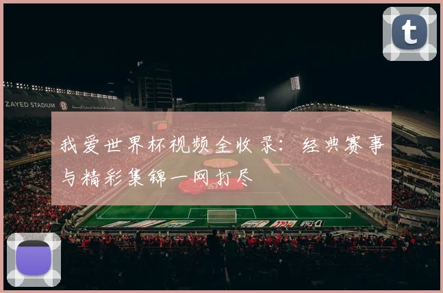 我爱世界杯视频全收录：经典赛事与精彩集锦一网打尽