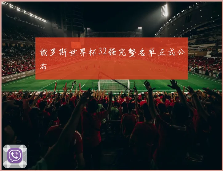 俄罗斯世界杯32强完整名单正式公布